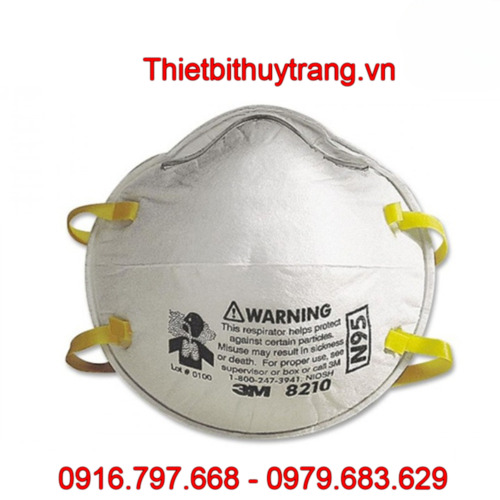 KHẨU TRANG 3M 8210 N95 KHÁNG KHUẨN BỤI MỊN