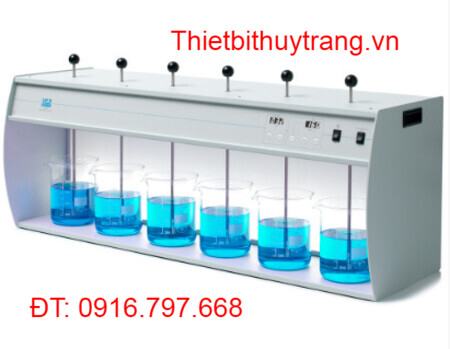MÁY KHUẤY JARTEST JLT 6 CÓ 6 VỊ TRÍ ĐIỆN TỬ HIỆN SỐ
