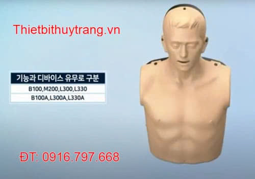 MÔ HÌNH ĐÀO TẠO HỒI SỨC CẤP CỨU CPR NURUGO B100 HÀN QUỐC