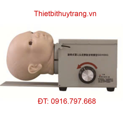 MÔ HÌNH XOAY CHỌC TĨNH MẠCH DA ĐẦU TRẺ SƠ SINH GD/HS6G