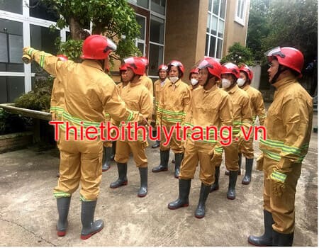 Quần áo bảo hộ chữa cháy sản xuất theo Thông tư 48