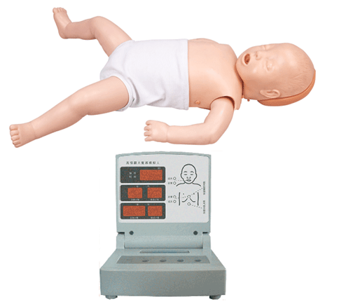 Mô hình hồi sức tim phổi trẻ em có monitor- Mô hình cấp cứu ngừng tuần hoàn trẻ em có monitor CPR160- Mô hình hồi sức cấp cứu trẻ em