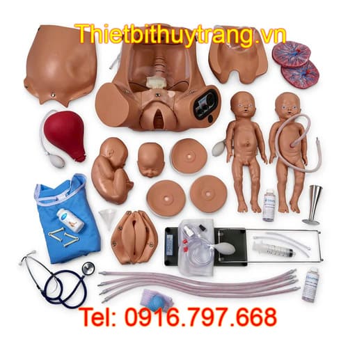 MÔ HÌNH THỰC HÀNH KHÁM THAI NGHE TIM THAI VÀ ĐỠ ĐẺ S500.200