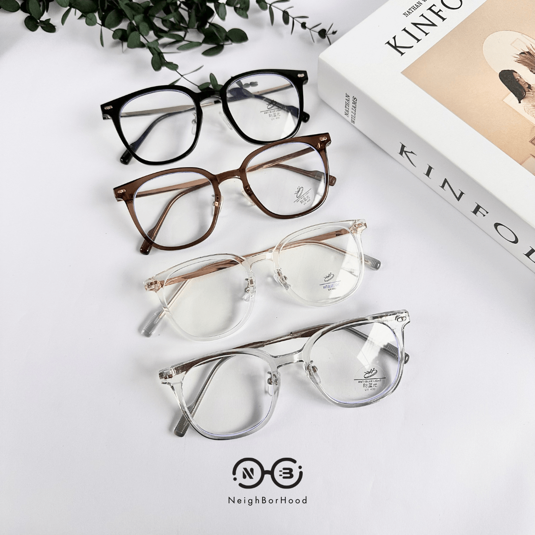 Gọng kính cận nhựa vuông kc249 9533 thời trang cho cả nam và nữ