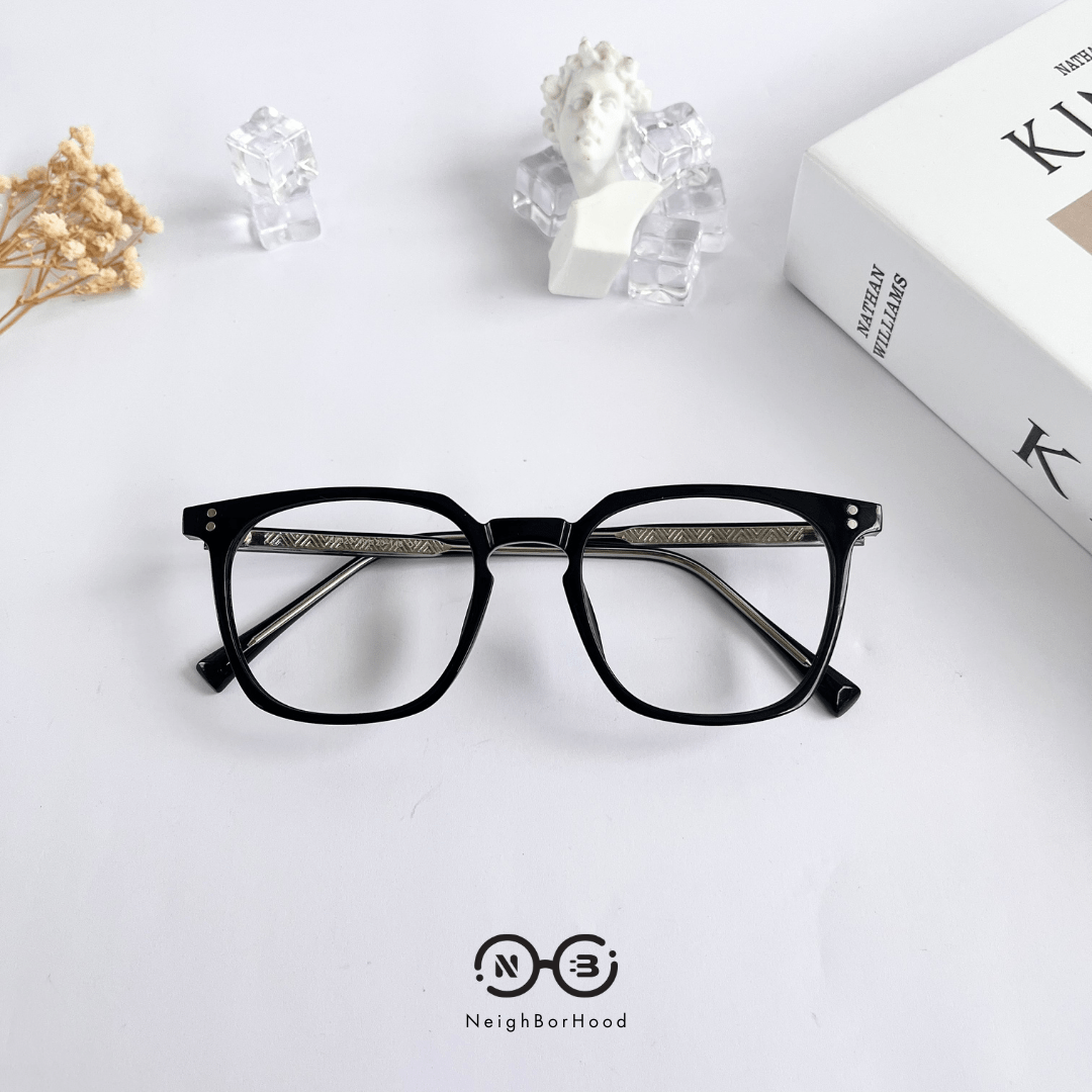 Gọng kính cận nhựa vuông 88023 thời trang cho nam và nữ