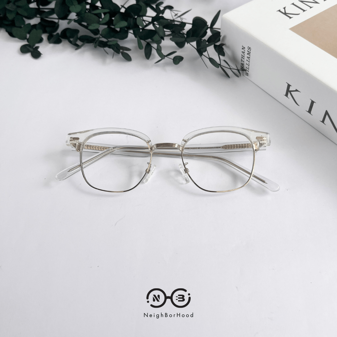 Gọng kính cận Brown Line vuông H16170 thời trang cho cả nam và nữ