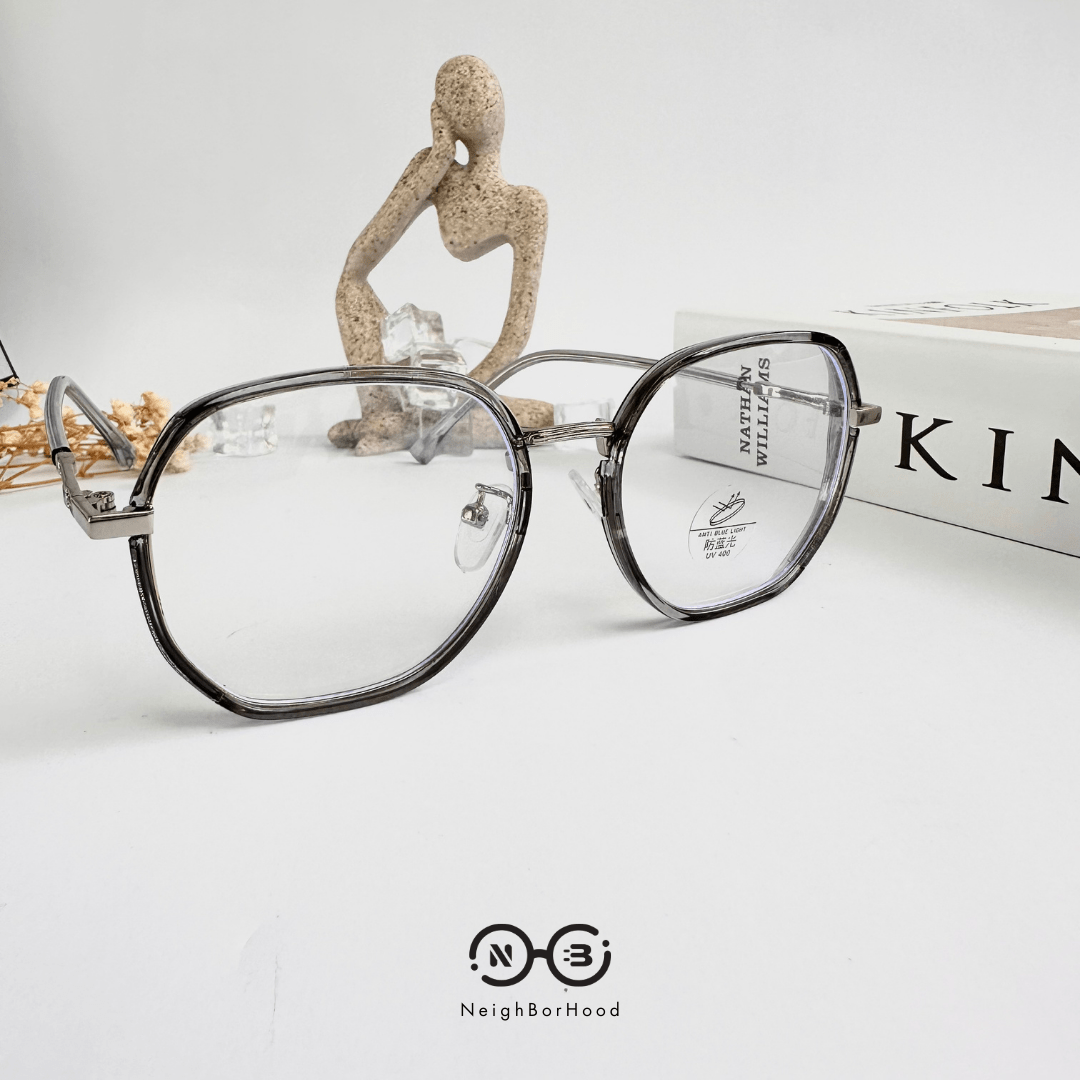 Gọng kính cận nhựa tròn 8880 kc243 thời trang cho cả nam và nữ