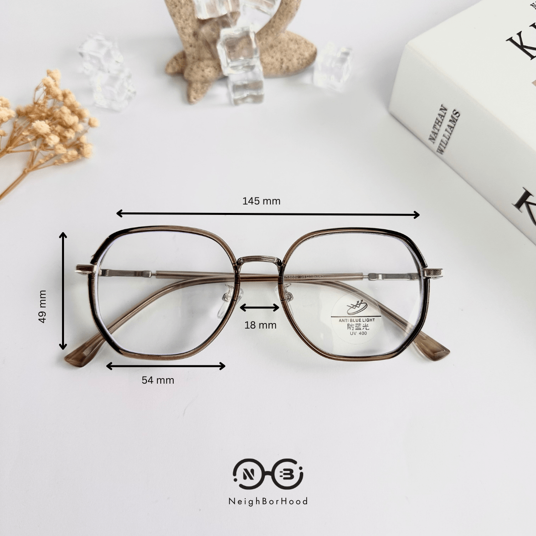 Gọng kính cận nhựa tròn 8880 kc243 thời trang cho cả nam và nữ