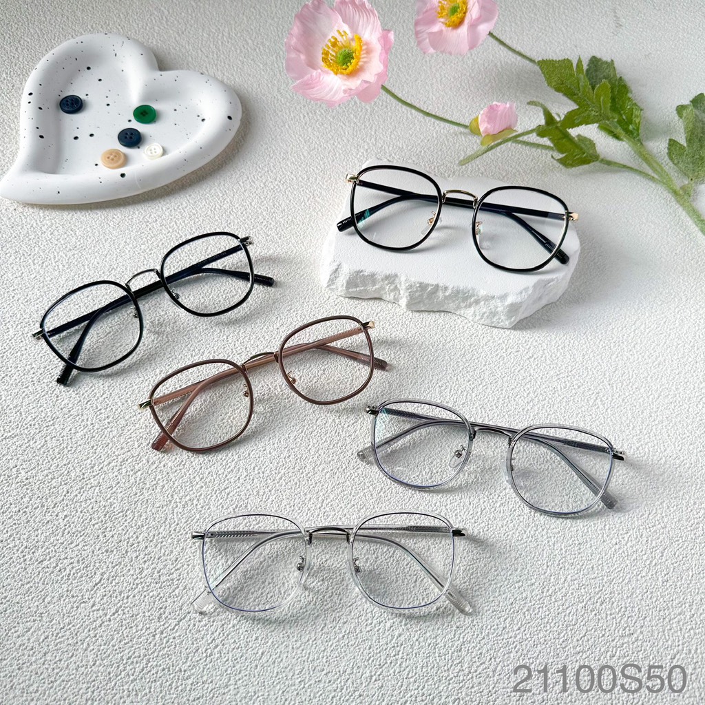 Gọng kim loại tròn kc291 21100