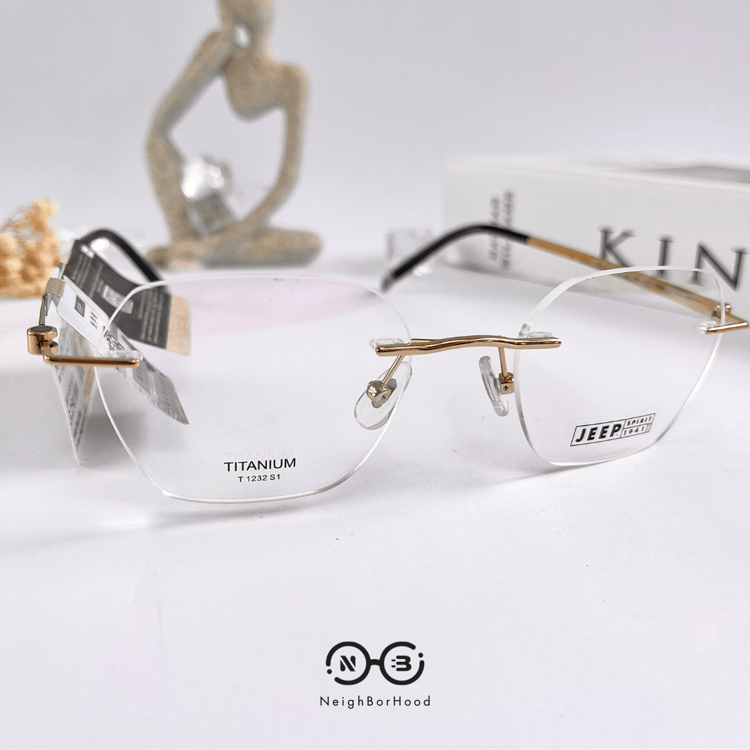 Gọng kính cận kim loại T1232 thời trang cho cả nam và nữ