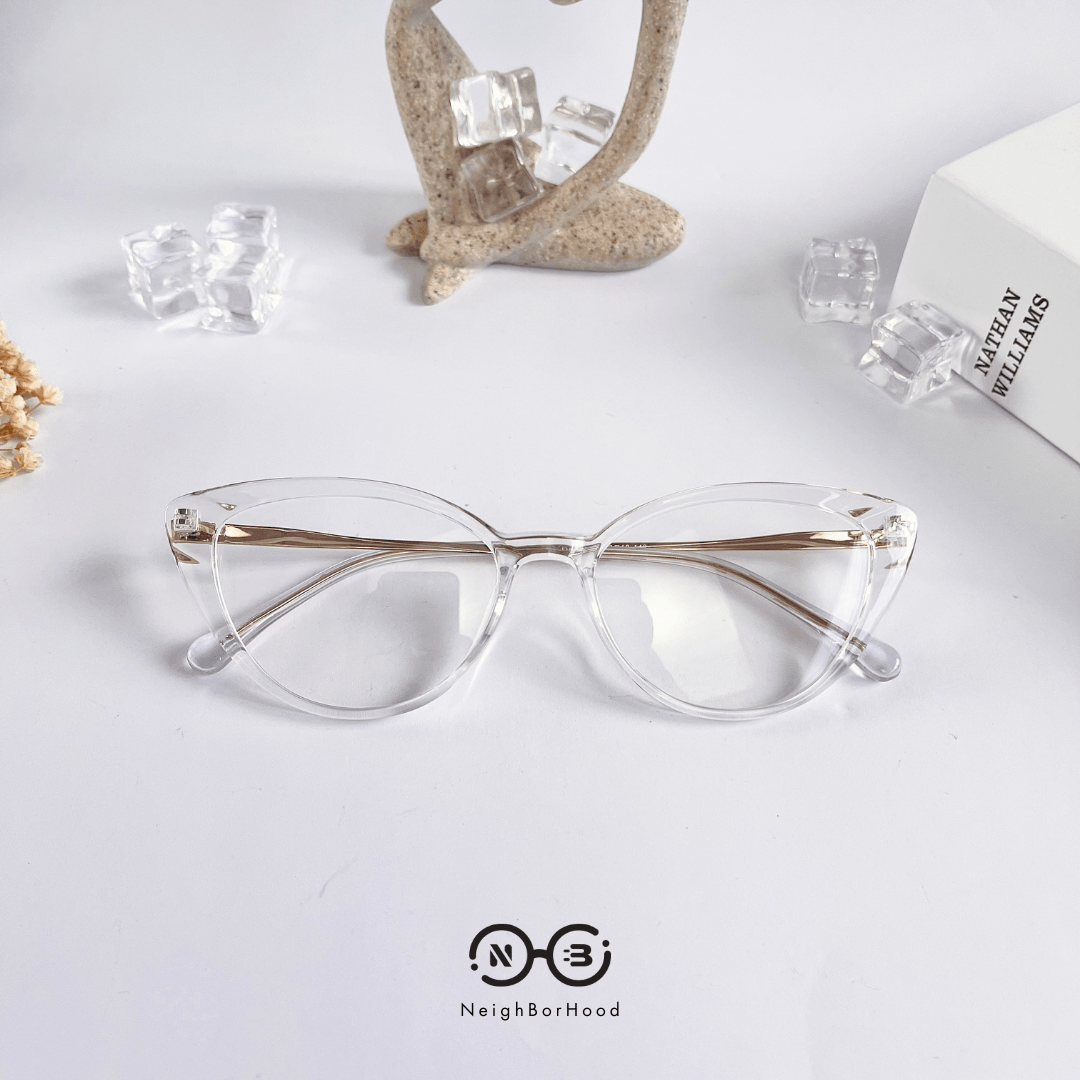 Gọng kính cận nhựa mắt mèo H00285 thời trang cho nữ