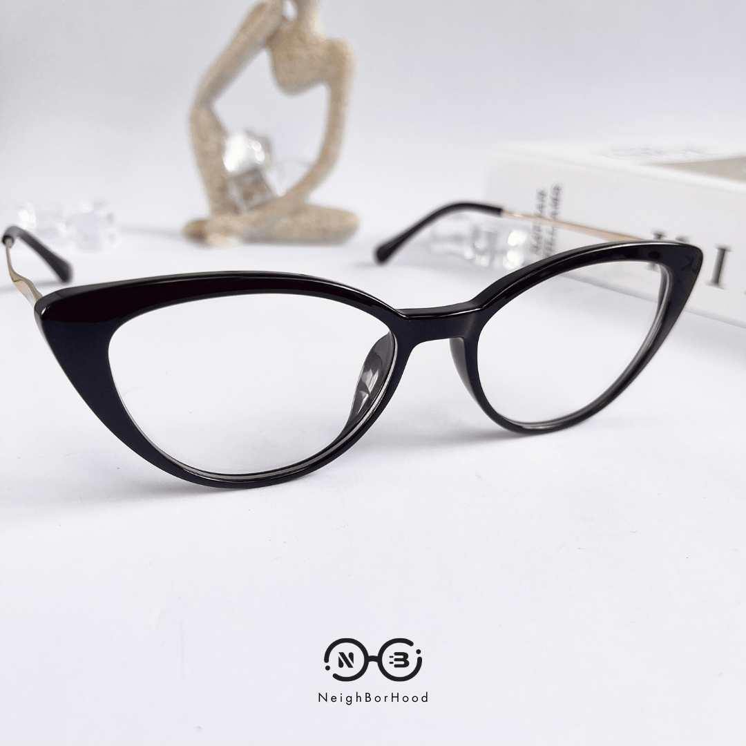 Gọng kính cận nhựa mắt mèo H00285 thời trang cho nữ