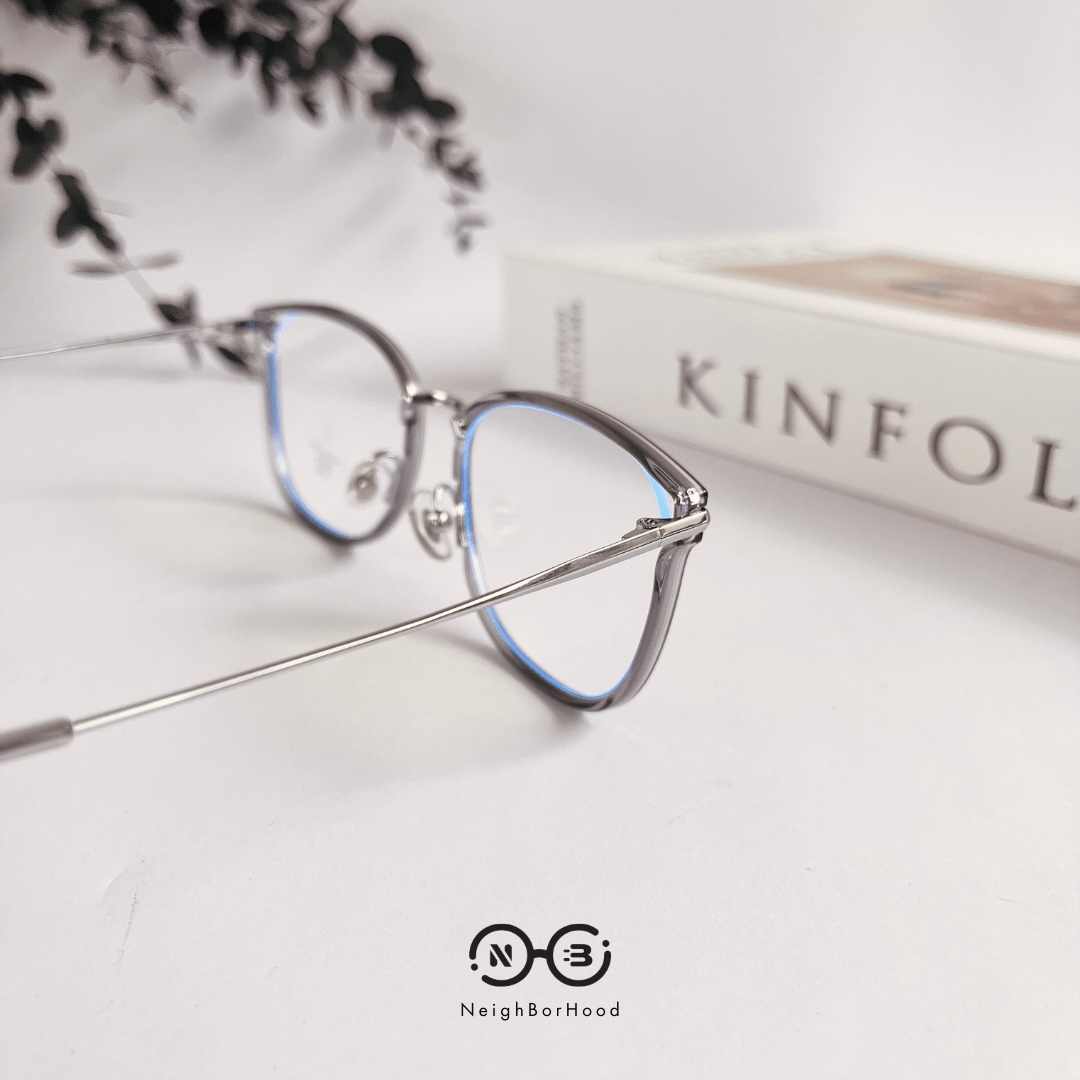 Gọng kính cận kim loại mắt mèo M2293 thời trang cho nữ