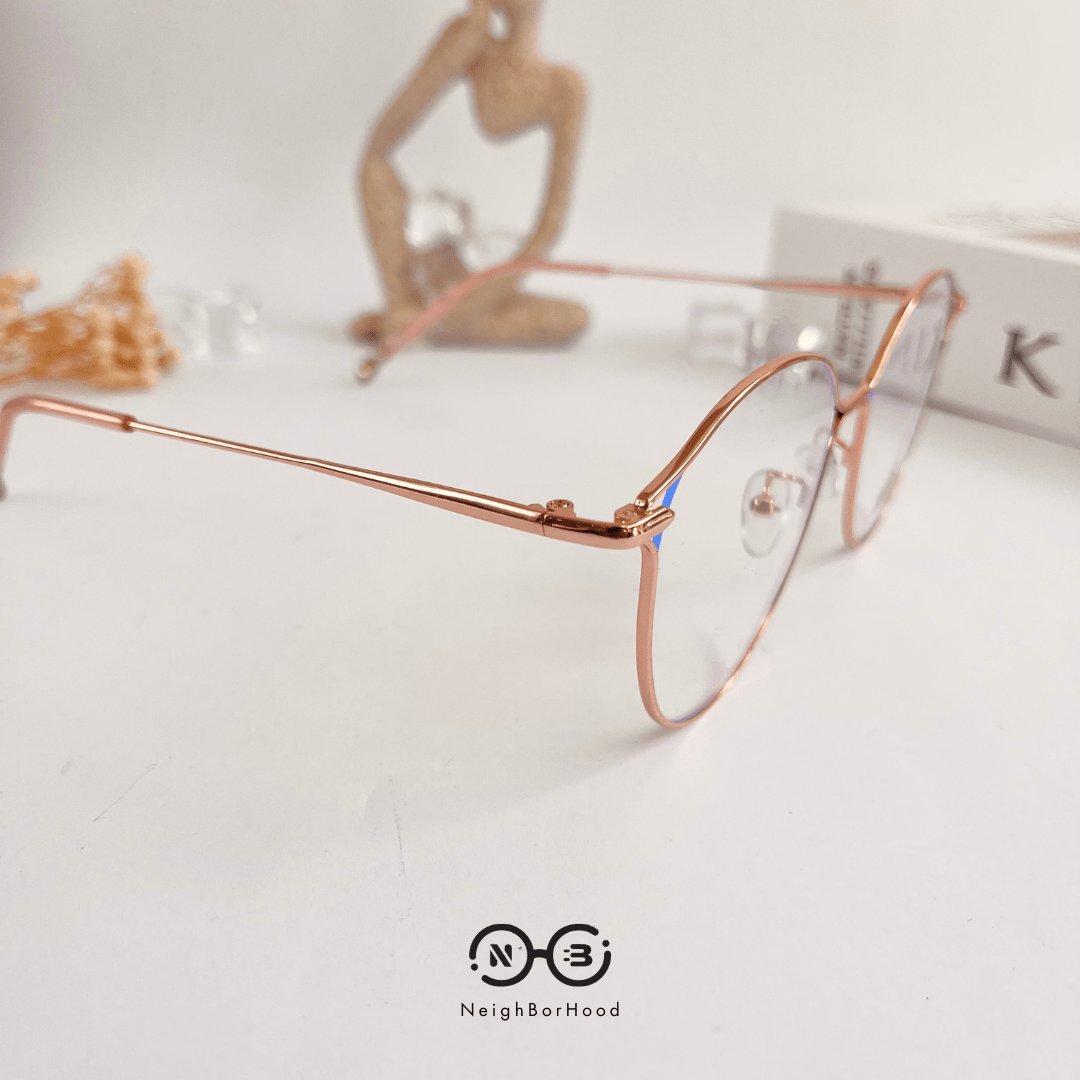 Gọng kim loại mắt mèo TN 72836 kc102