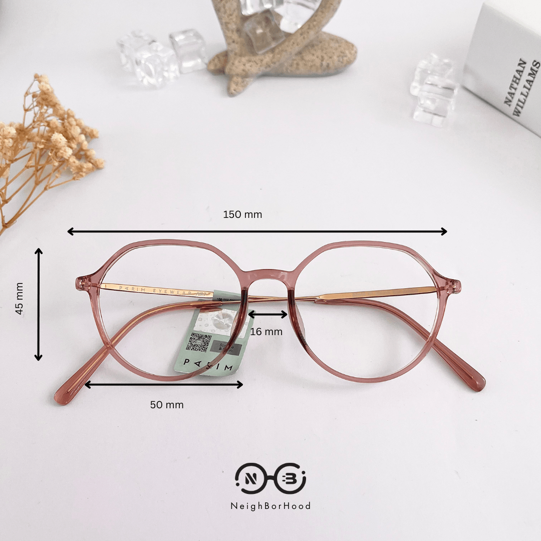 Gọng kính cận nhựa tròn 82444 thời trang cho nữ