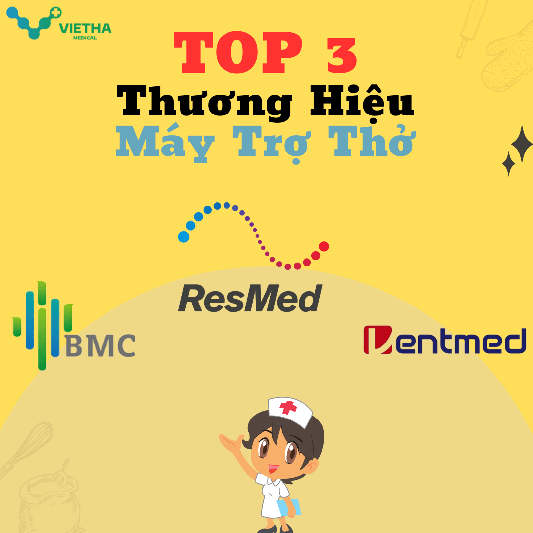 TOP Thương Hiệu Máy Trợ Thở Tốt Nhất Hiện Nay