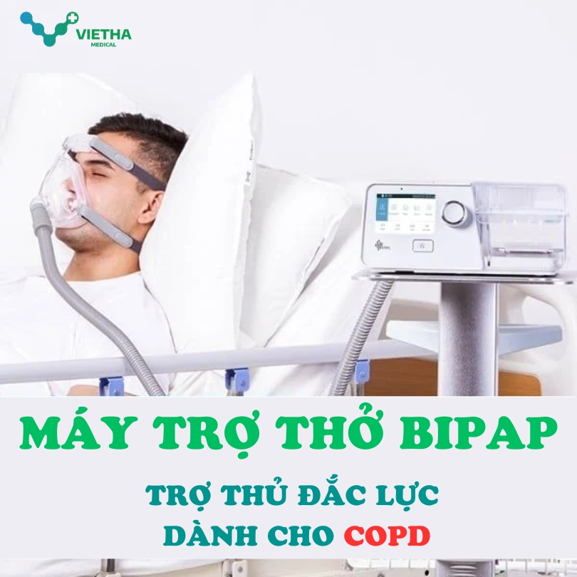 Lợi Ích của Việc Sử Dụng Máy Trợ Thở BiPAP tại Nhà cho Người Mắc Bệnh Phổi Tắc Nghẽn Mãn Tính (COPD)