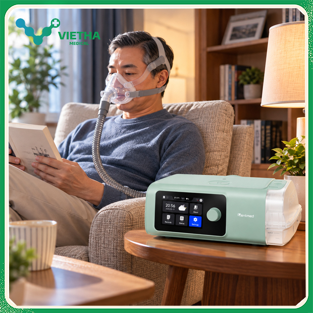 Máy Trợ Thở BiPAP Ventmed Luna-30V-HM
