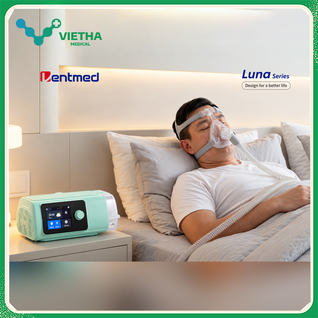 Máy Trợ Thở BiPAP Ventmed Luna-30V-HM