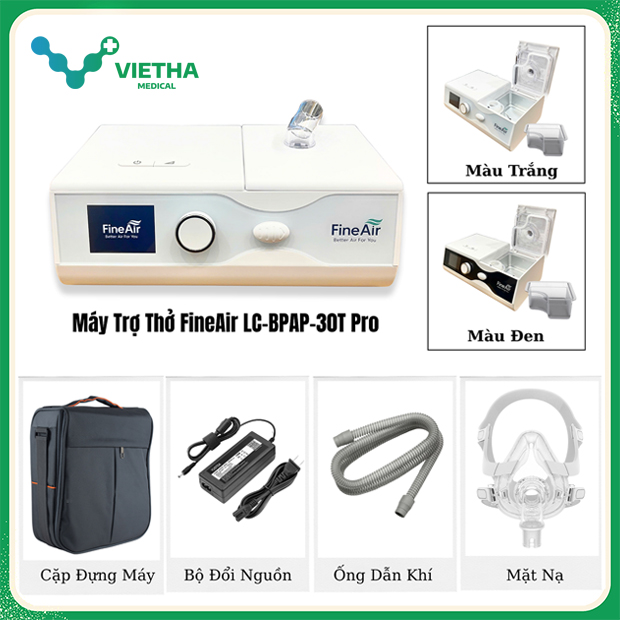 Máy Trợ Thở Fine Air LC-BPAP-30T Pro