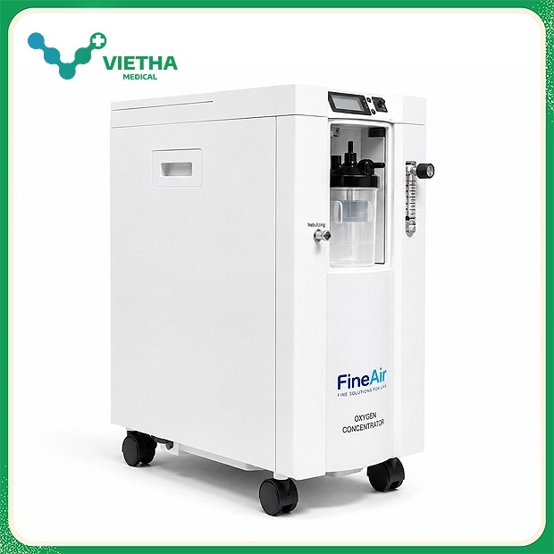 Máy Tạo Oxy FineAir 801BW-5 10 Lít/Phút Chính Hãng