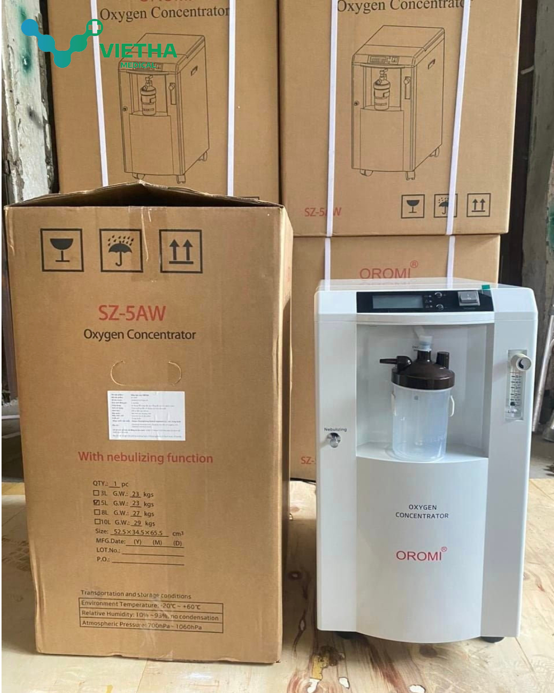 Máy Tạo Oxy Oromi SZ-5AW 5 Lít & 10 Lít