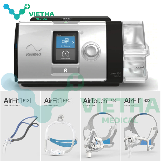 Máy Trợ Thở ResMed Lumis 150 VPAP ST-A