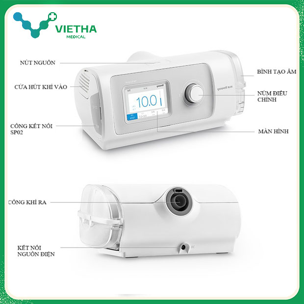 Máy Trợ Thở Yuwell YH-825