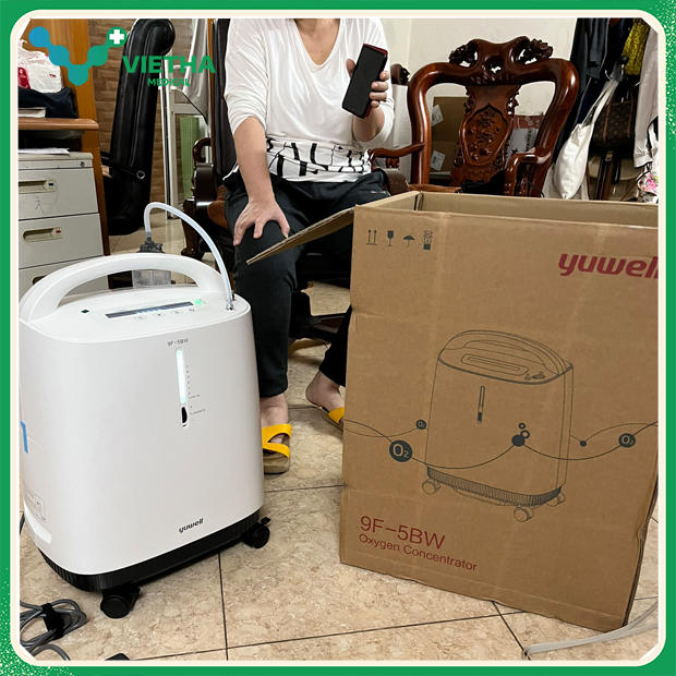 Máy Tạo Oxy Yuwell 9F-5BW - Siêu êm ái
