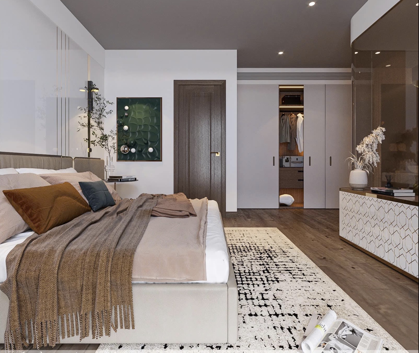 THIẾT KẾ PHÒNG NGỦ CHO CON TRAI- Penthouse- Five Star Kim Giang