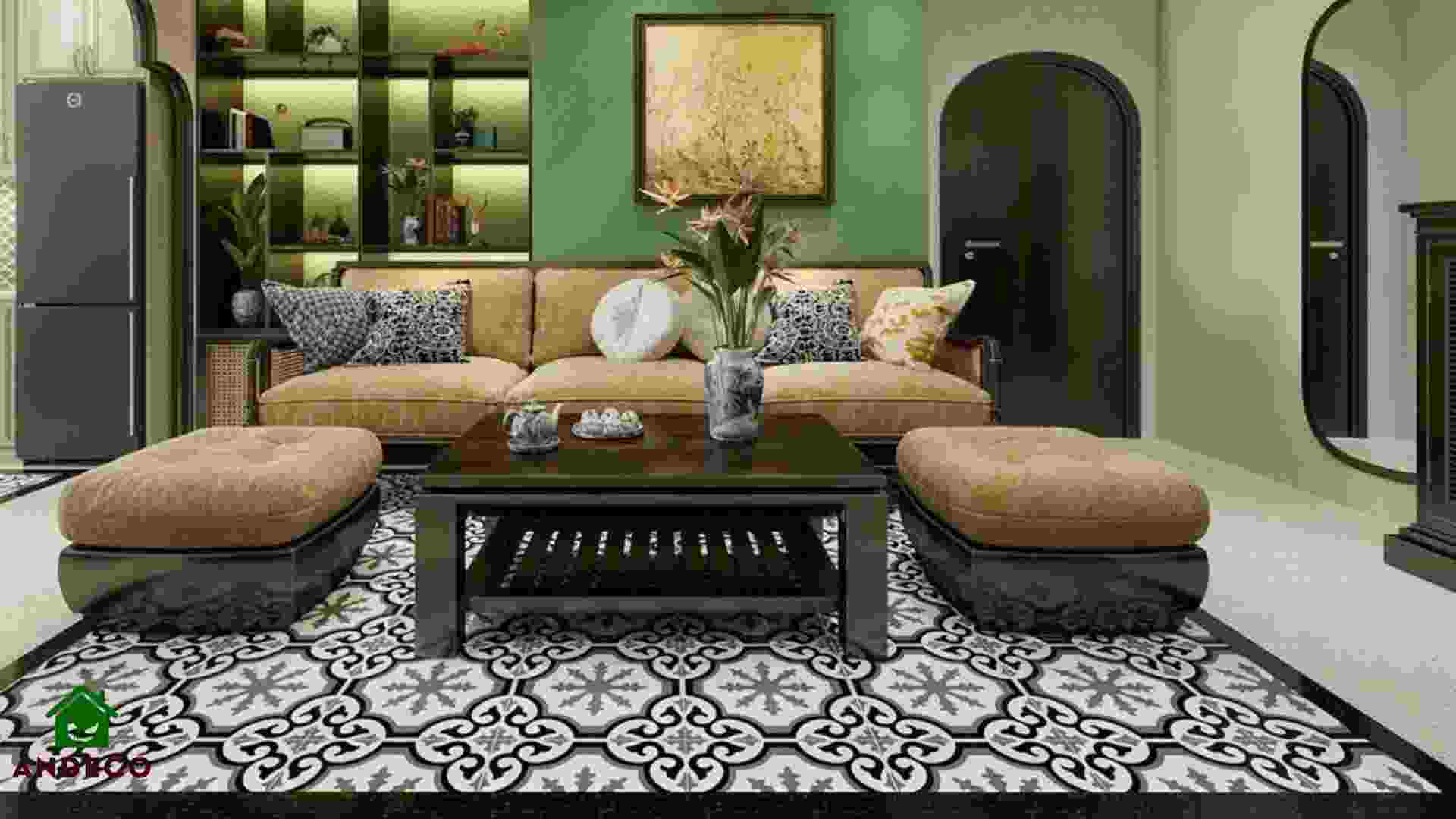 Nội thất Indochine-Biệt thự Vinhome Ocean pack