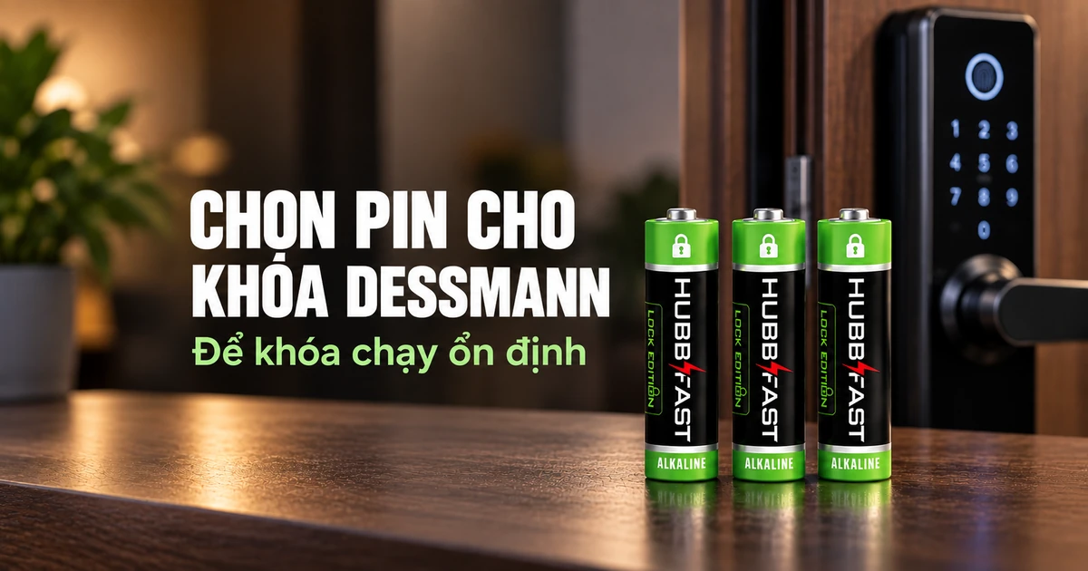 Chọn Pin Cho Khóa Dessmann Sao Cho Chạy Ổn Định