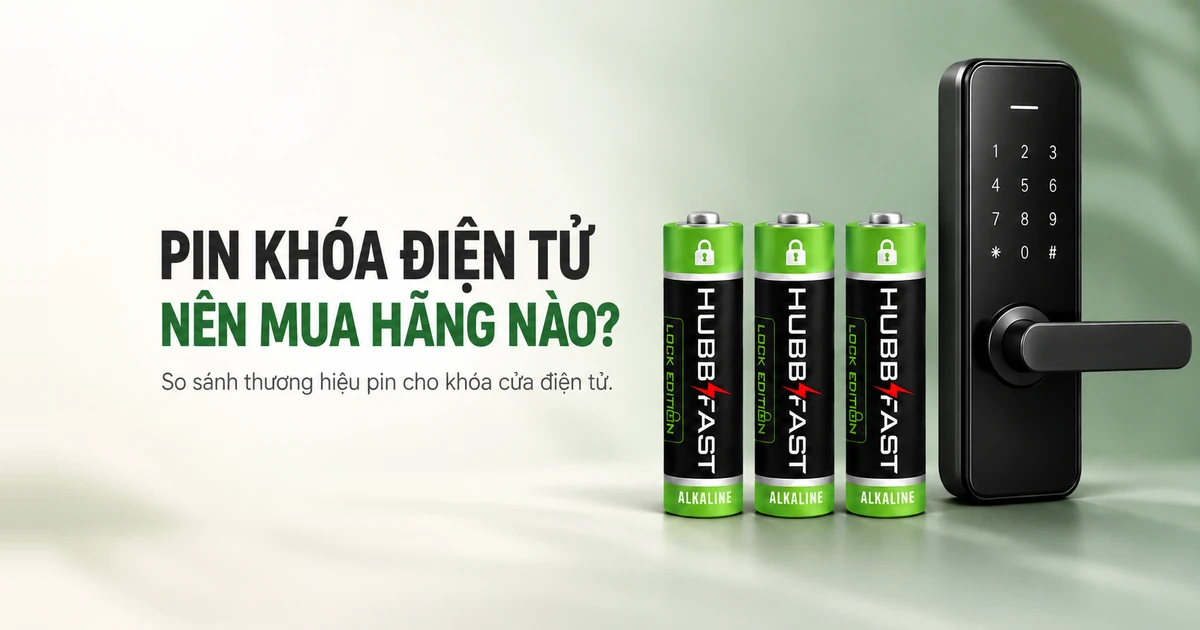 Pin Khóa Điện Tử Nên Mua Hãng Nào? So Sánh Thương Hiệu 2026