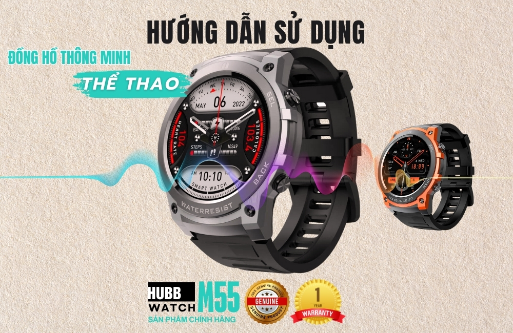 Hướng dẫn sử dụng SmartWatch M55