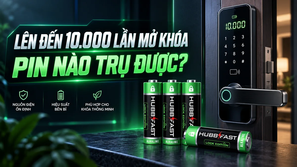 10.000 Lần Mở Khóa: Chuyện Gì Xảy Ra Với Viên Pin Trong Bài Kiểm Tra Độ Bền?