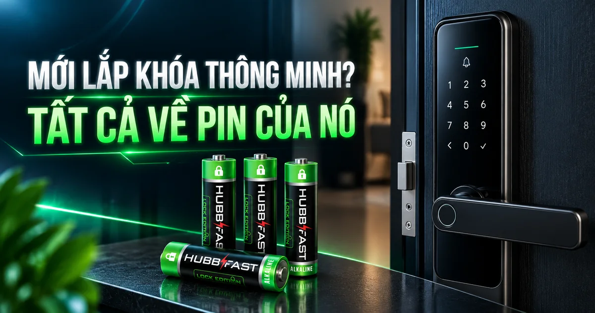 Mới Lắp Khóa Thông Minh? Đây Là Tất Cả Điều Cần Biết Về Pin Của Nó