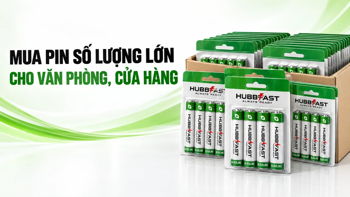 Mua Pin Số Lượng Lớn Cho Văn Phòng, Cửa Hàng: Lợi Ích & Cách Đặt Hàng