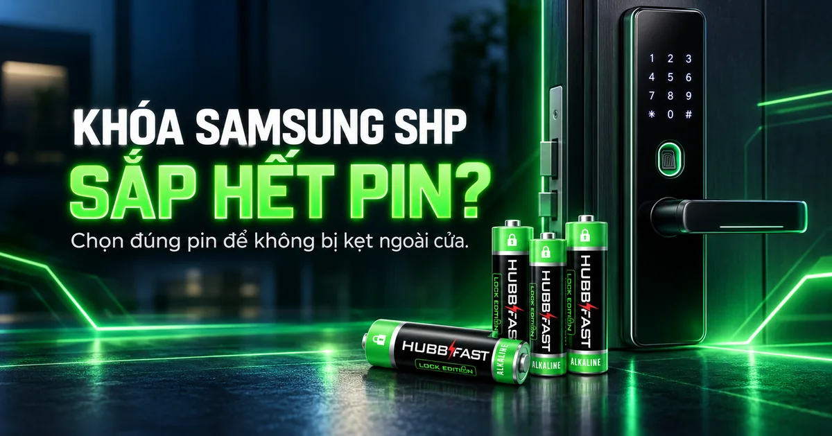 Khóa Samsung SHP Sắp Hết Pin: Chọn Loại Nào Để Không Bị Kẹt Ngoài Cửa?