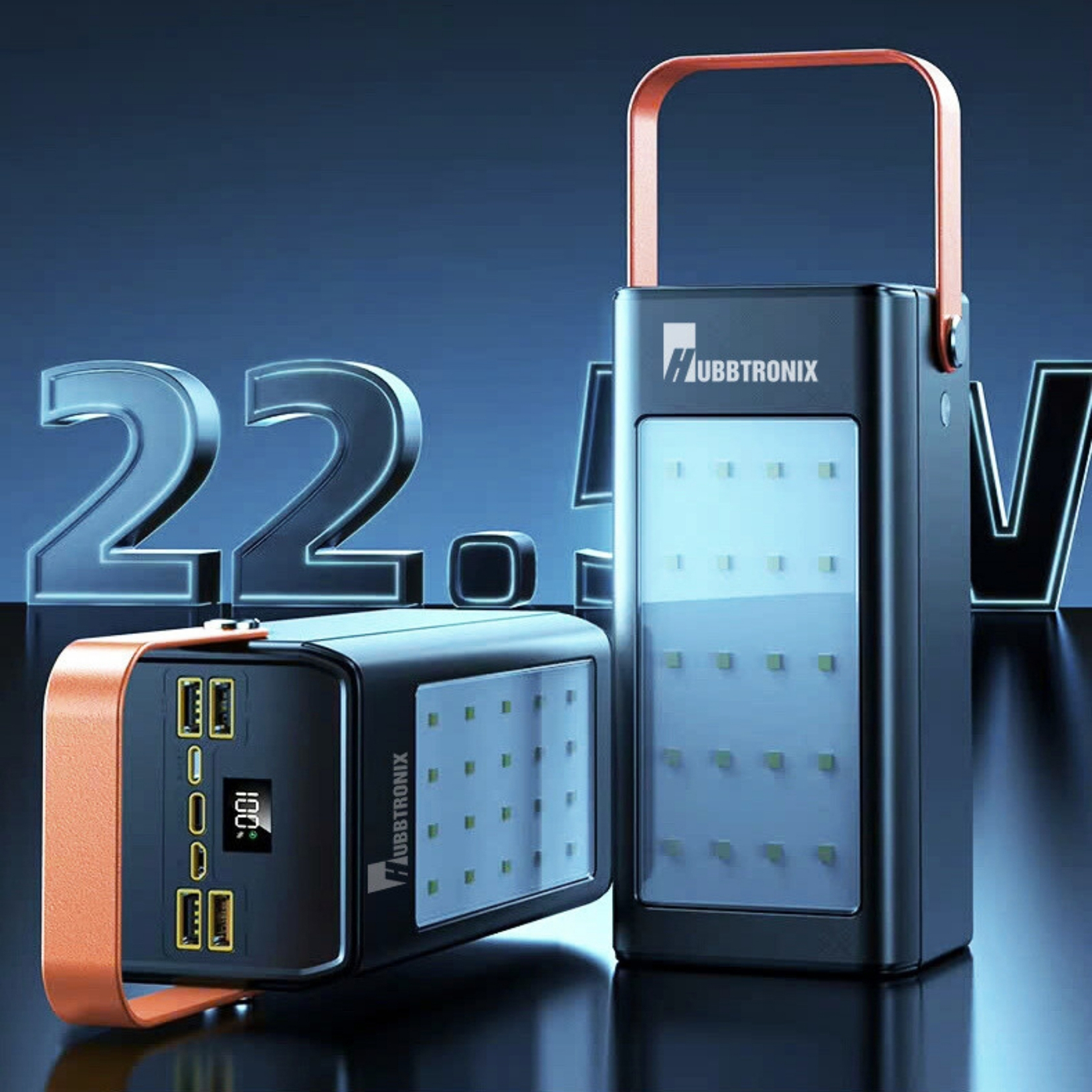 Đồng hành cùng sạc dự phòng HubbFast dung lượng khủng cho những chuyến đi xa