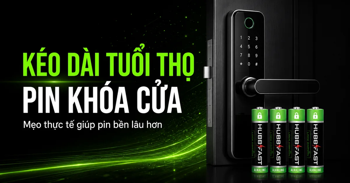Cách Kéo Dài Tuổi Thọ Pin Cho Khóa Cửa Thông Minh (Mẹo Thực Tế)
