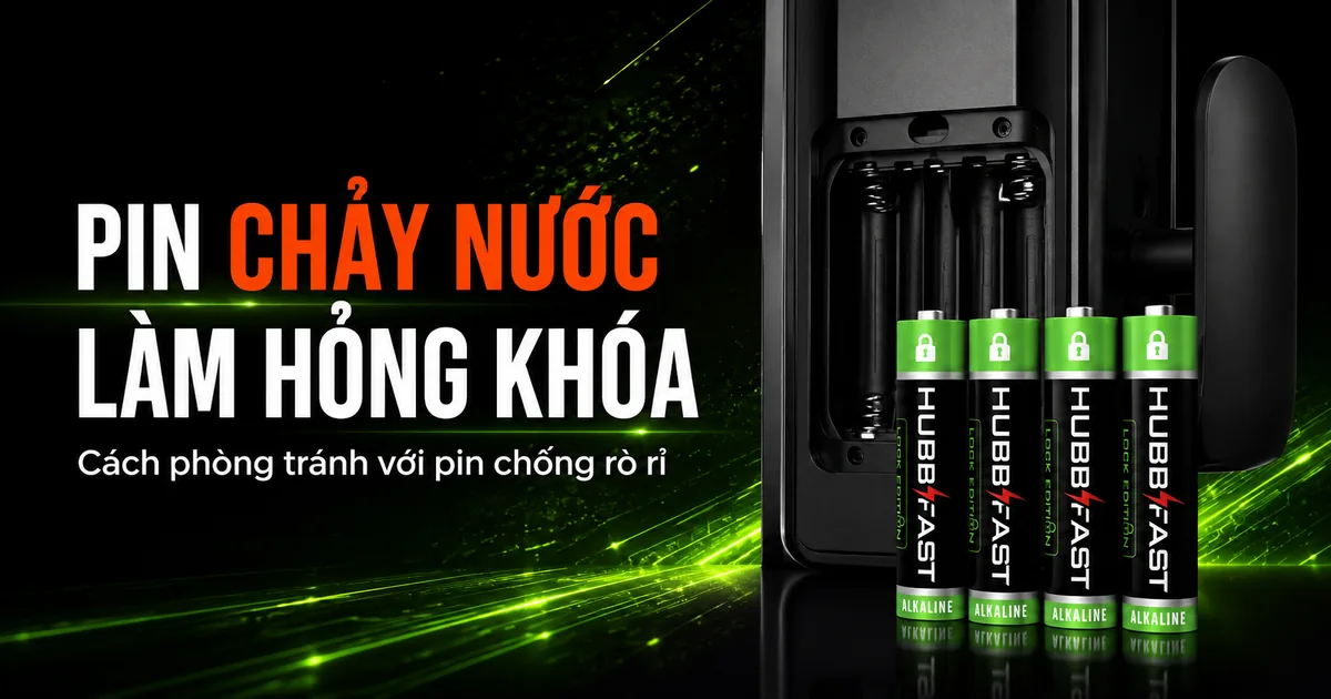 Pin Chảy Nước Làm Hỏng Khóa — Cách Phòng Tránh & Bảo Chứng Khóa An Tâm