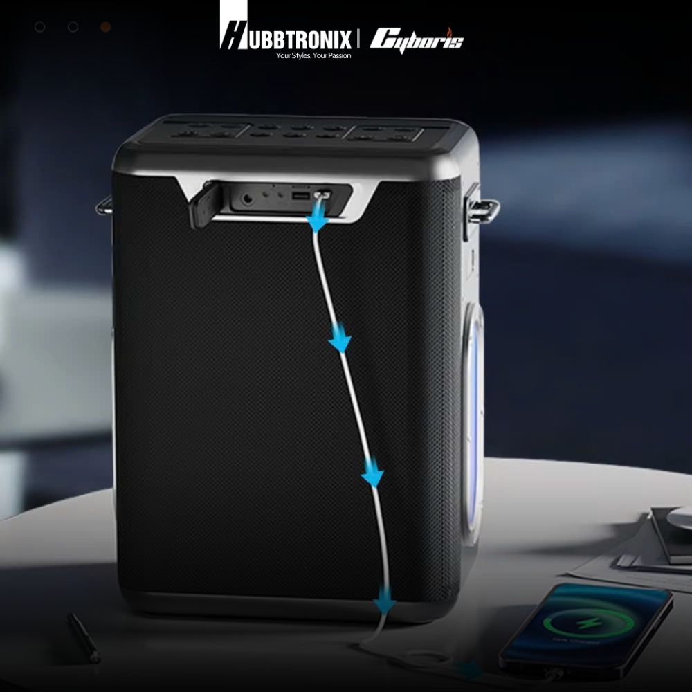 Loa Bluetooth Dành cho Sự Kiện Cyboris X15 400W – Chinh phục cuộc chơi