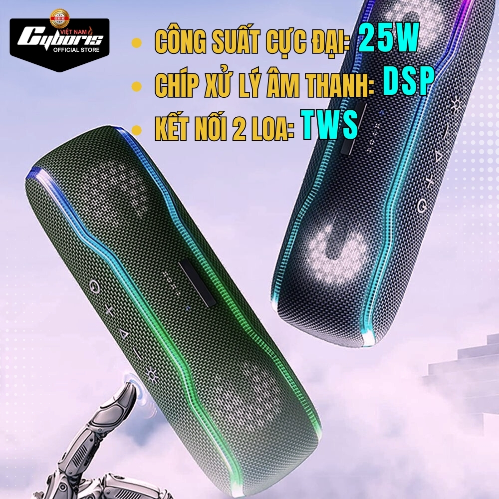 Loa Bluetooth Cyboris-F10 25W