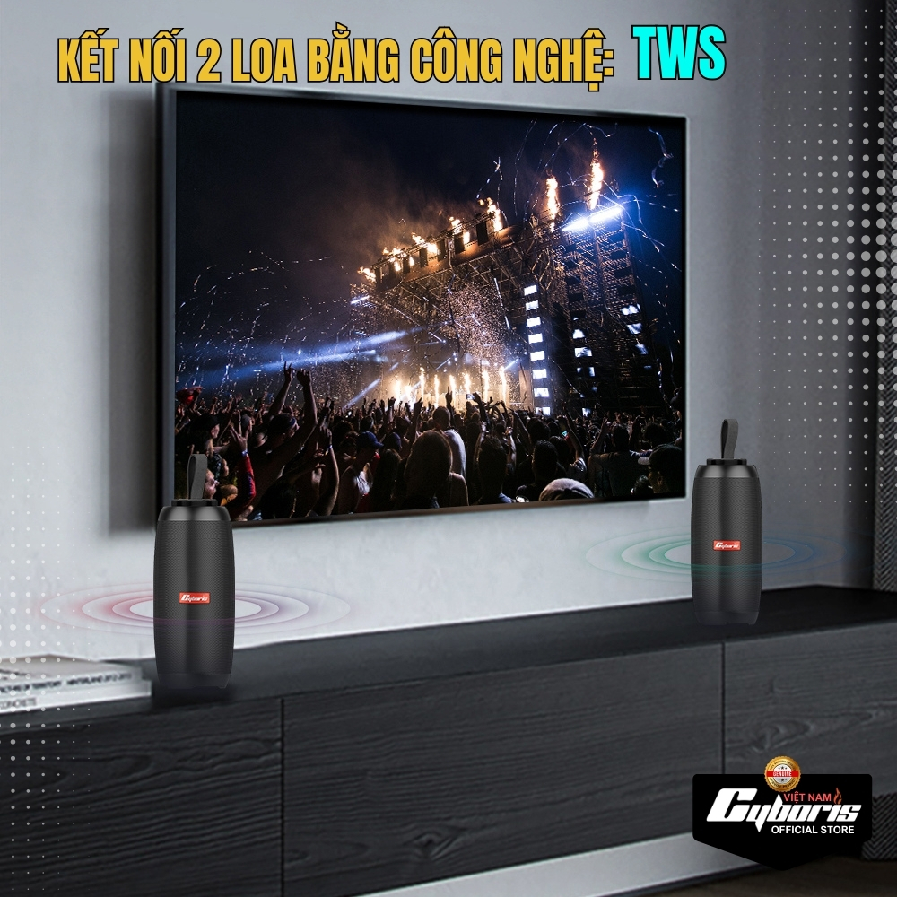 Loa Bluetooth Cyboris-V9 Pro 50W