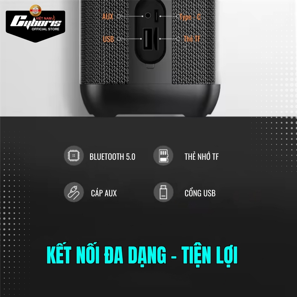 Loa Bluetooth Cyboris-S6 60W