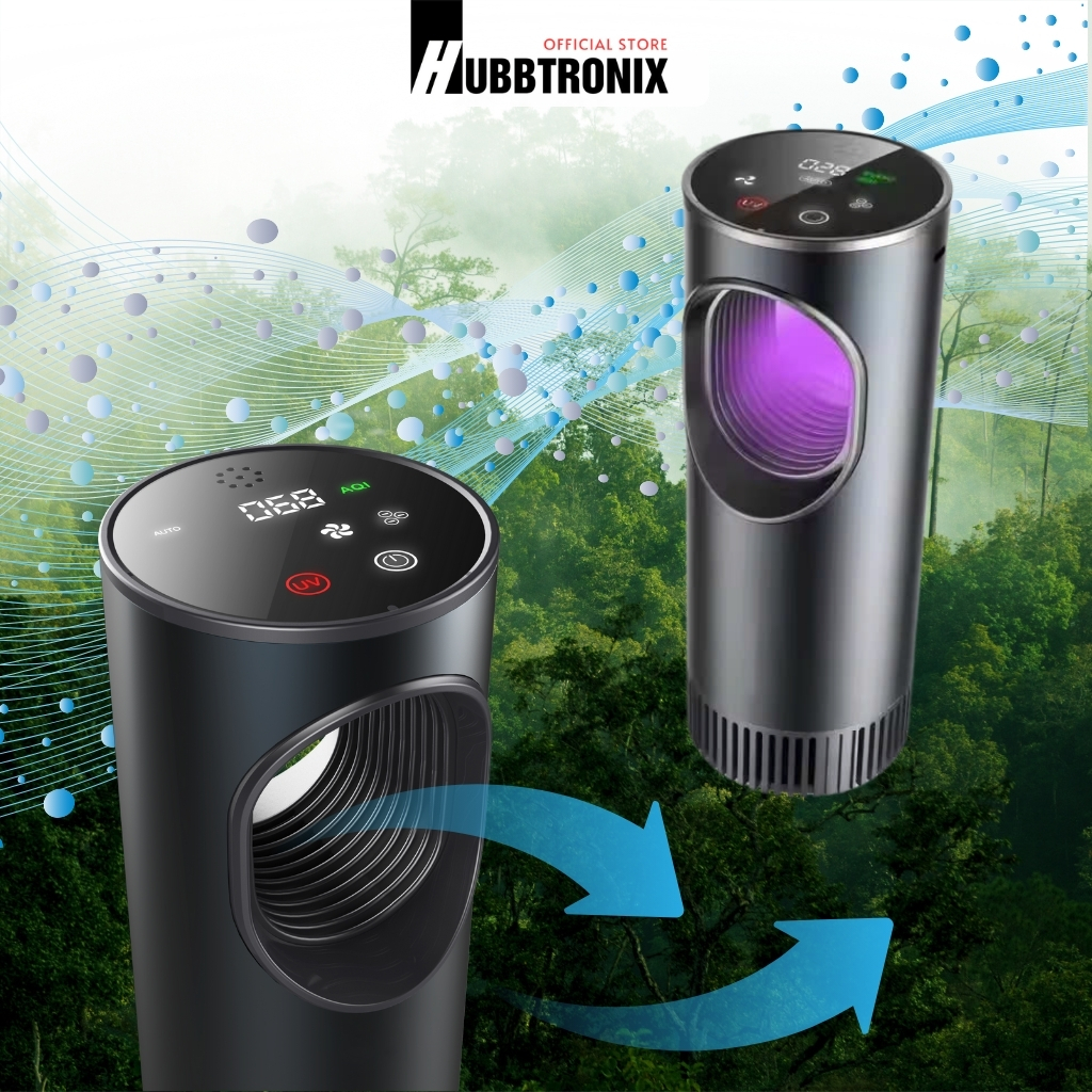 HubbSmart X6. Máy Lọc Không Khí Di Động Chính Hãng HUBBTRONIX với Bộ Lọc HEPA
