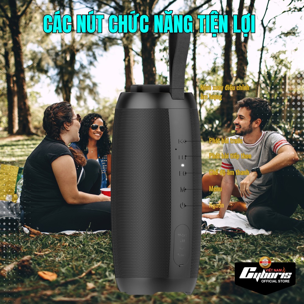 Loa Bluetooth Cyboris-V9 Pro 50W