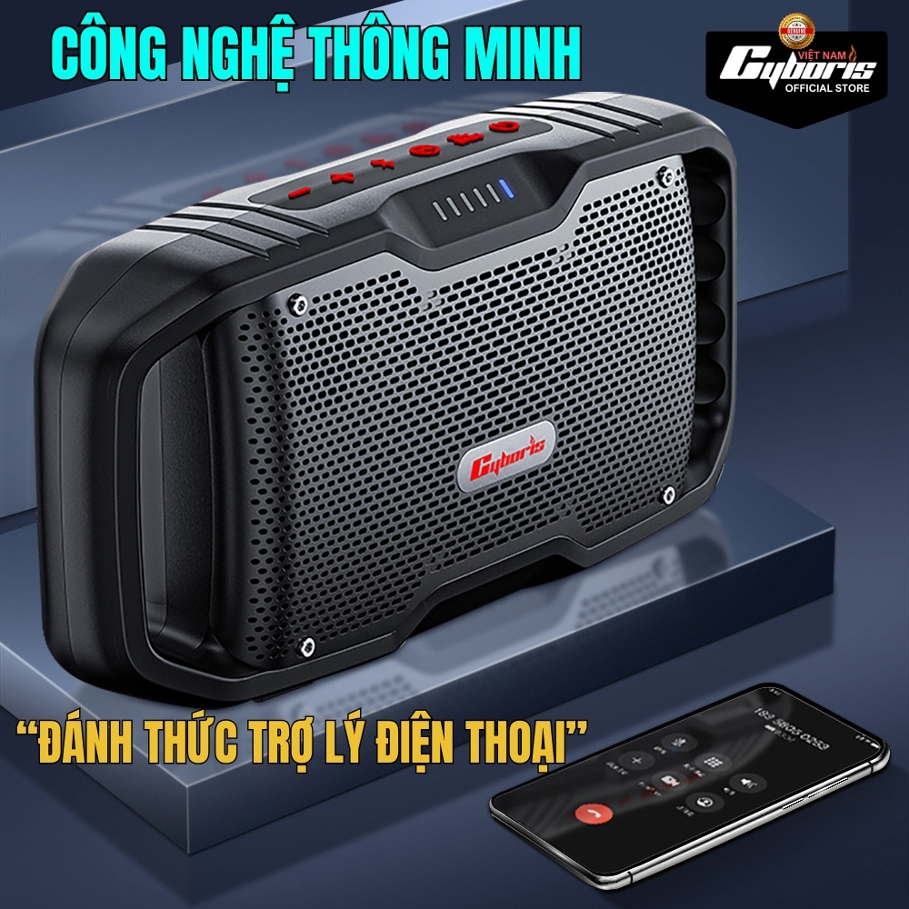 Loa Bluetooth Cyboris-X10 120W - Âm thanh siêu Bass