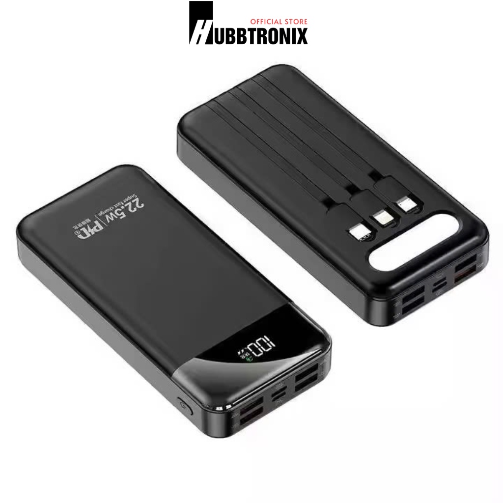 Sạc dự phòng siêu nhanh, dung lượng 20.000mAh. Tích hợp sạc nhanh, đèn pin siêu sáng