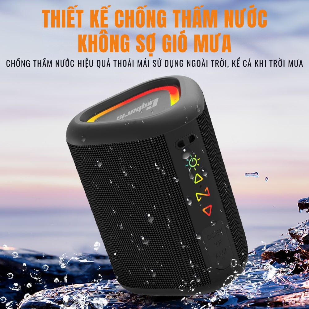 Loa Bluetooth Mini Cyboris S1 | 10W, Đèn RGB, Siêu Nhỏ Gọn